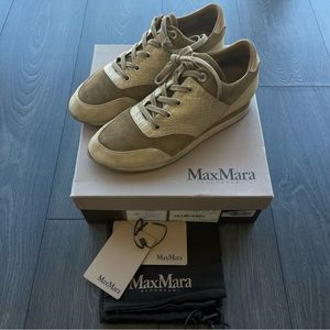 MAX MARA  Limited Edition Potenza Snake and Suede leather, Women’s Size 40.